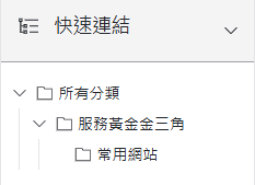 快速連結樹狀圖