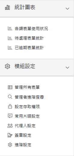 模組管理設定完成