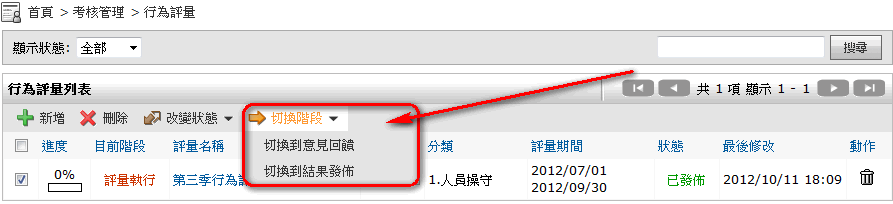 行為量表列表