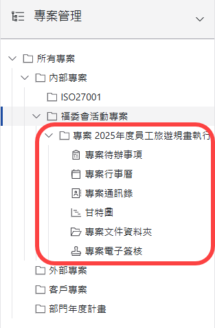 儲存完成產生相關資料夾